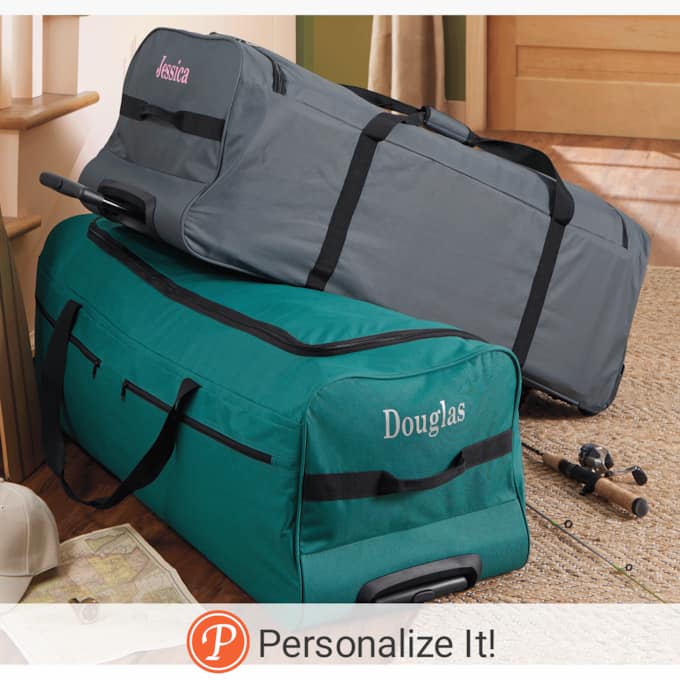 Montgomery Ward Personalized 40" Mega Rolling Duffel, , large
