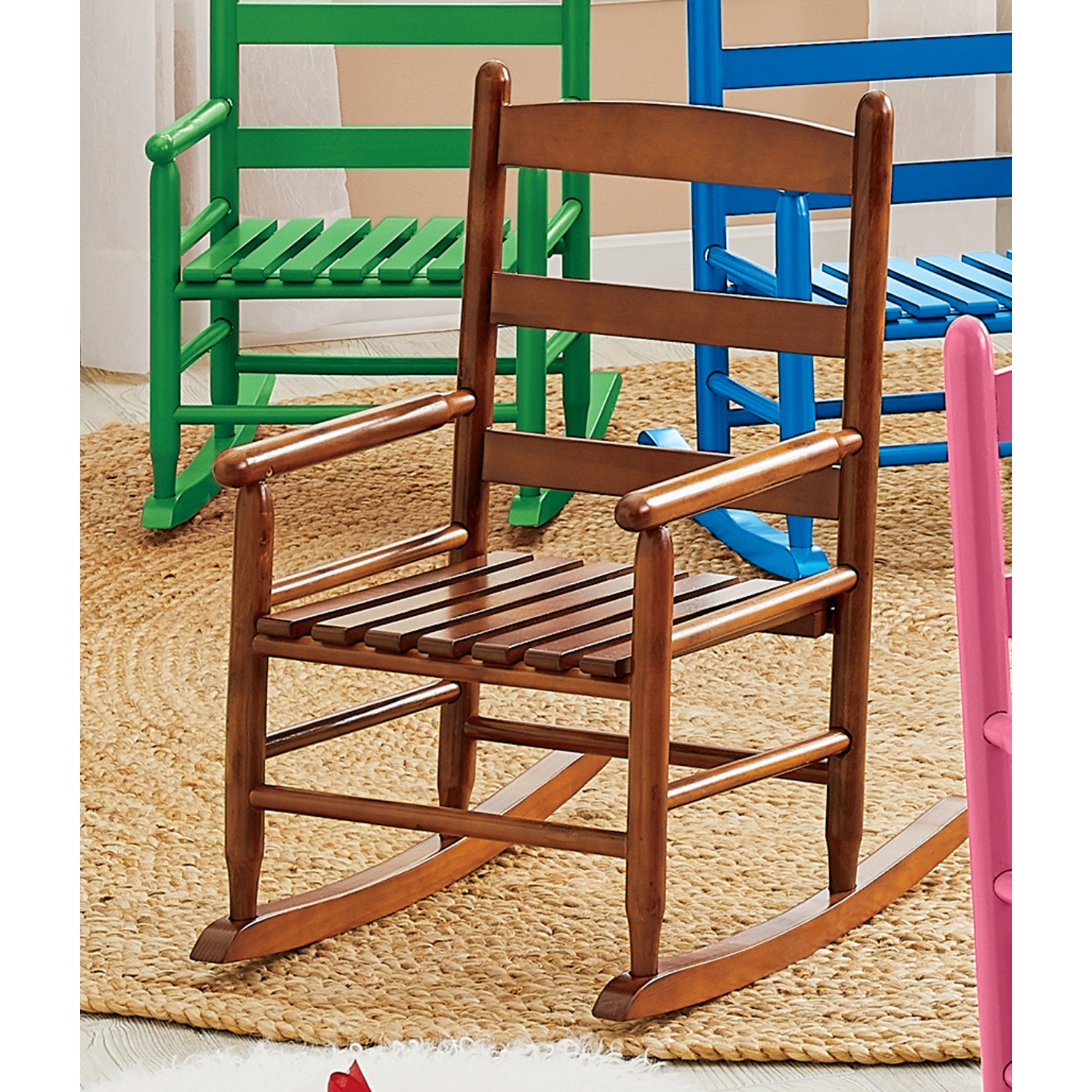 Little wooden rocking chair shop