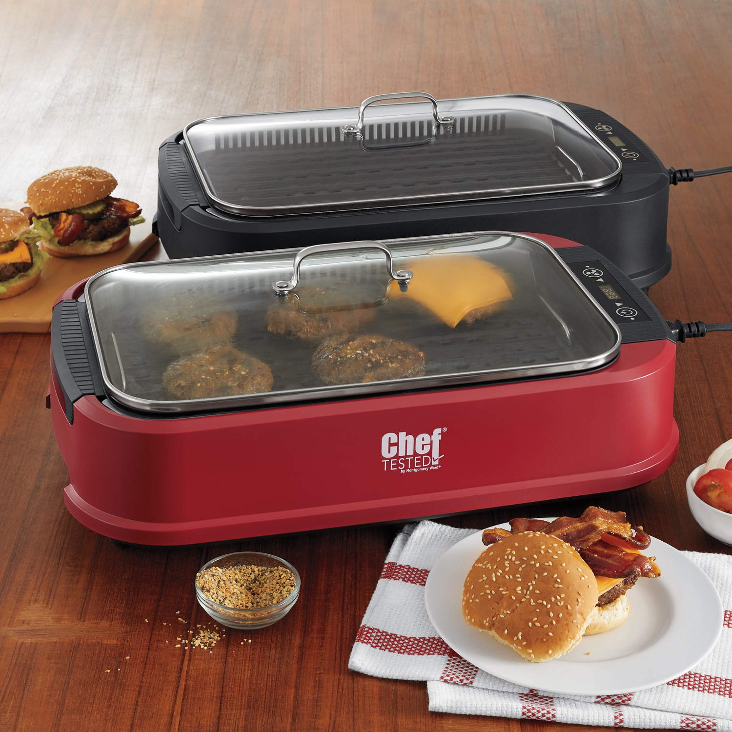 Chef Tested Smokeless Electric Indoor Grill Swiss Colony