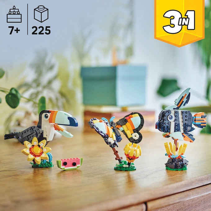 LEGO Creator 3-in-1 Wild Animals: Tropical Toucan, , large