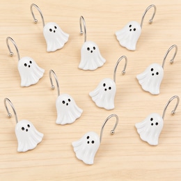 Set of 12 Halloween Shower Curtain Hooks, , large