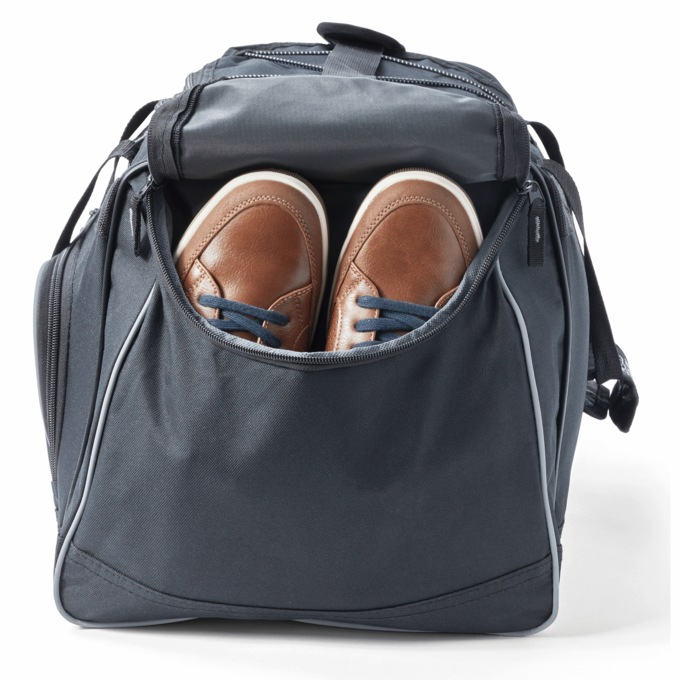 Personalized Duffel Bag with Shoe Pocket and Lockable Zips, , large