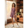 3-Piece Women&rsquo;s PJ Set with Cardigan, Tank Top and Shorts in Soft Rib Knit, , large