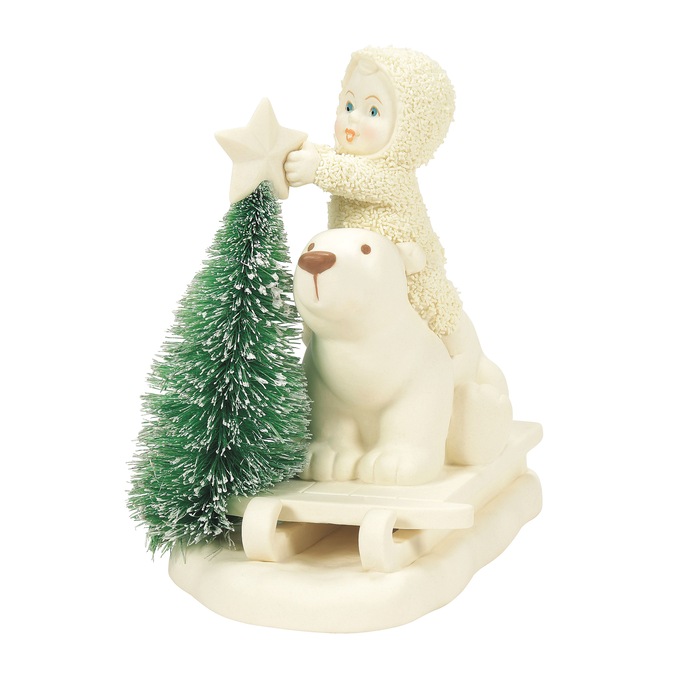 Polar Bear Lift Snowbabies Figurine, , large