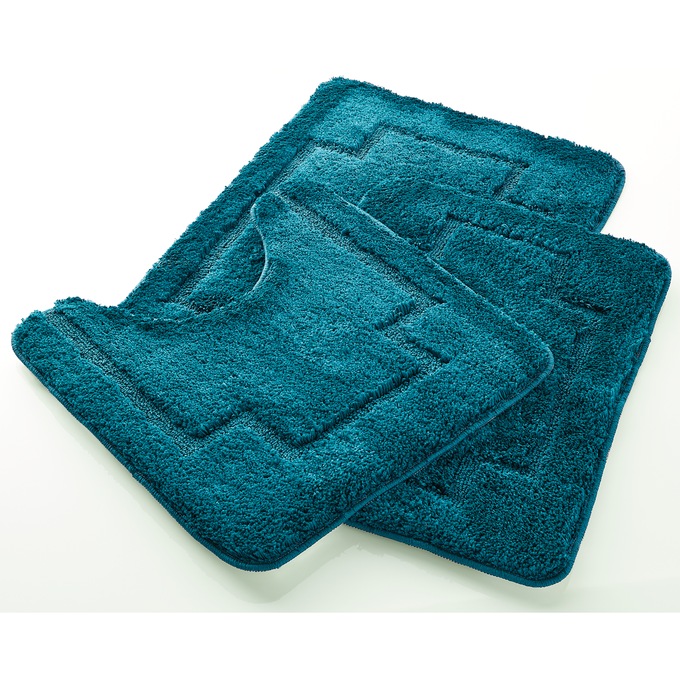 Teal bath rugs on sale