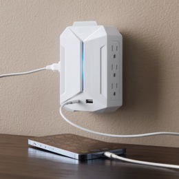 Emerson Wall Charger with Surge Protection, , large