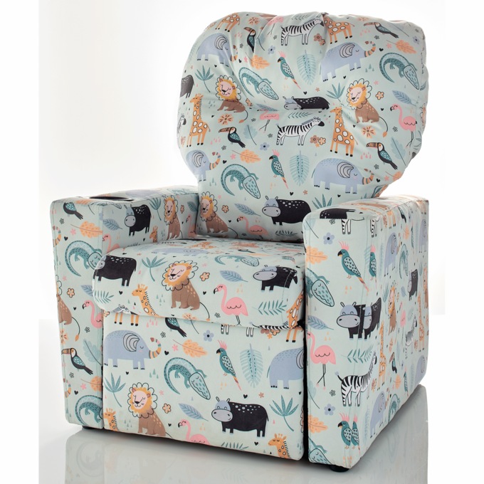 Kids Recliner with Cup Holder, , large