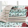 Holiday Print 2-Pack Flannel Sheet Set, , large