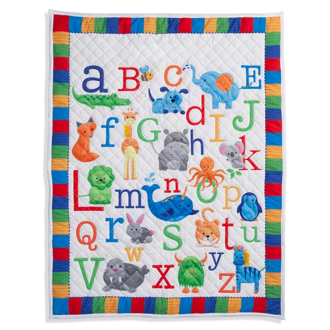 Personalized ABC Quilt, , large