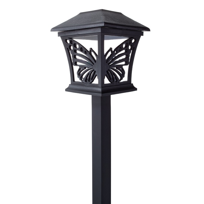 Set of 3 Solar Butterfly Stakes, , large