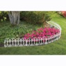 Set of 4 Garden Fence Edging, , large
