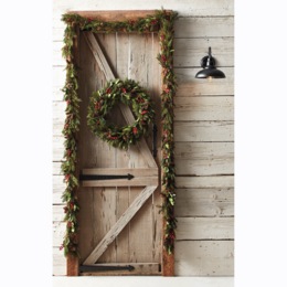 Evergreen and Berry Garland, , large