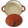 Set of 3 Cast Iron Dutch Ovens with Lids, Multi, large