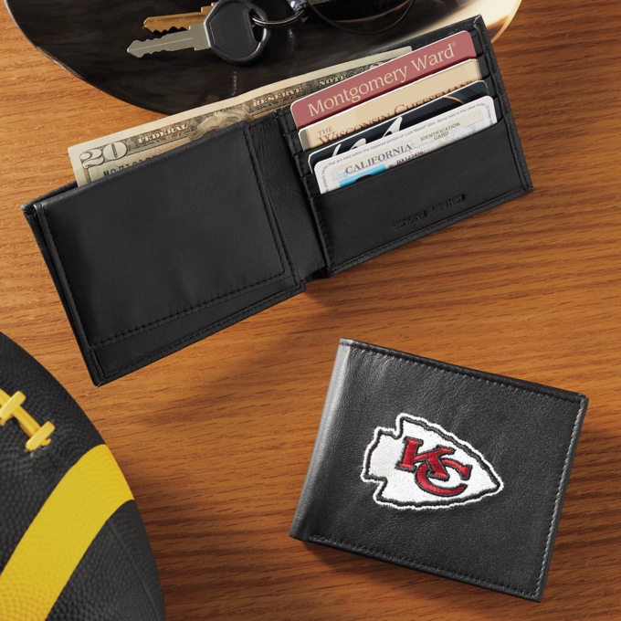 NFL Leather Bifold Wallet, , large