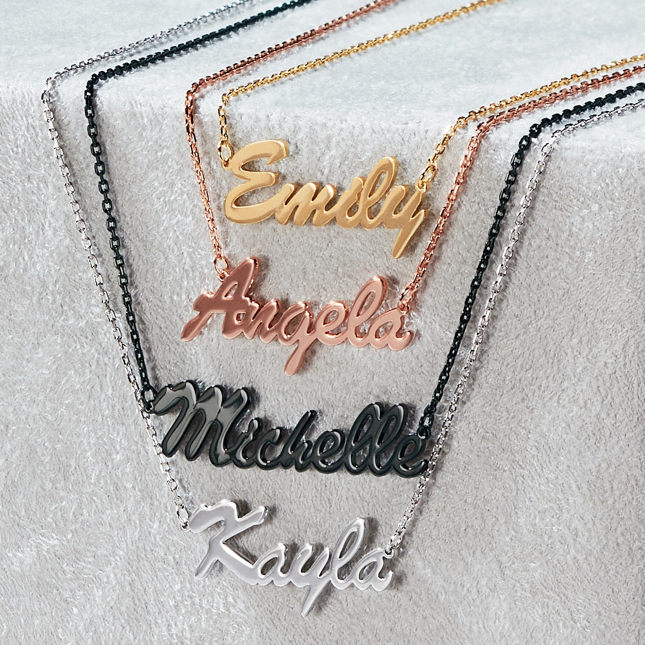Personalized Colored Stainless Steel Name Jewelry, , large