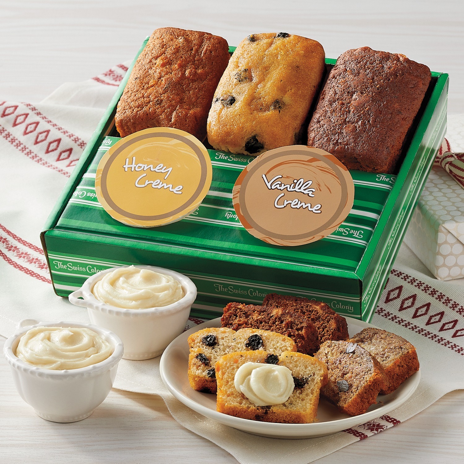 Fruit & Nut Breads and Cremes Gift Assortment | Swiss Colony