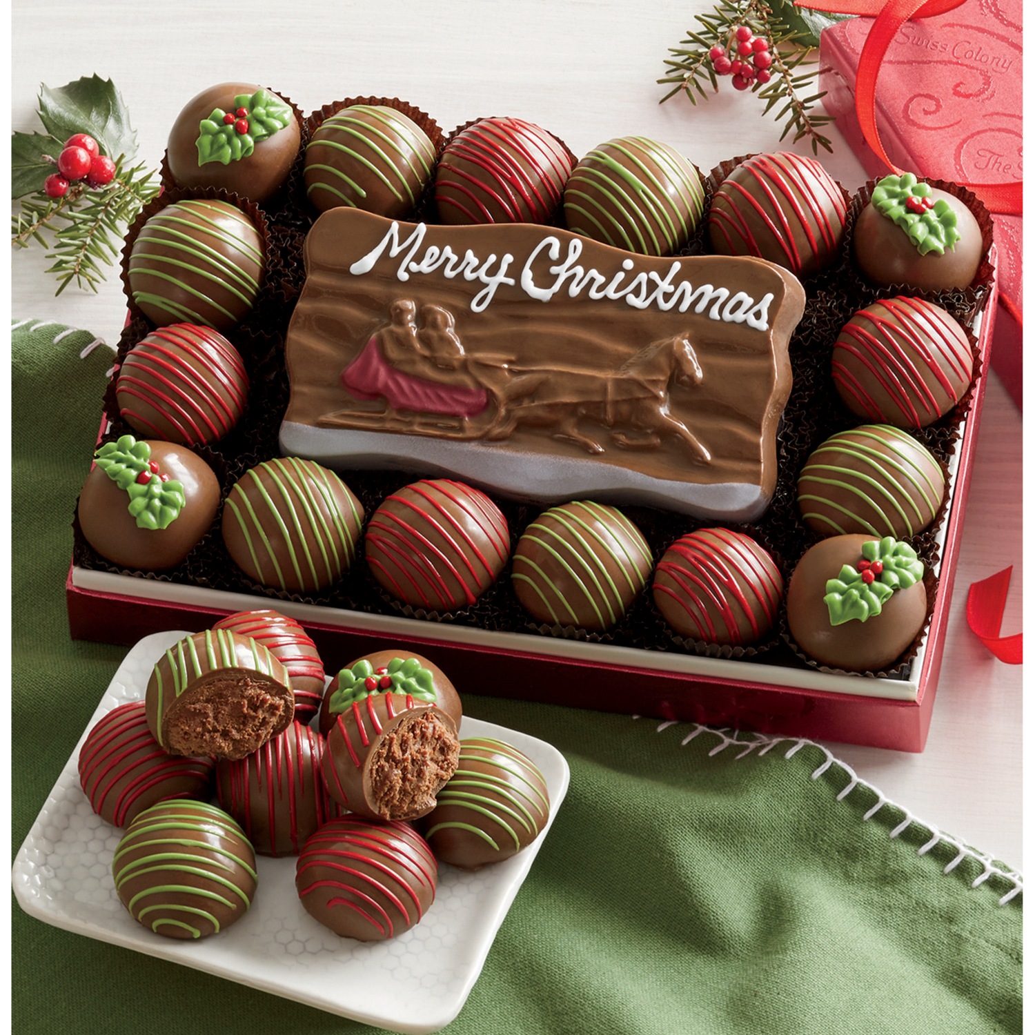 Chocolate Christmas Card 