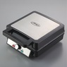 4-Slice Waffle Maker, Black Stainless Steel, large