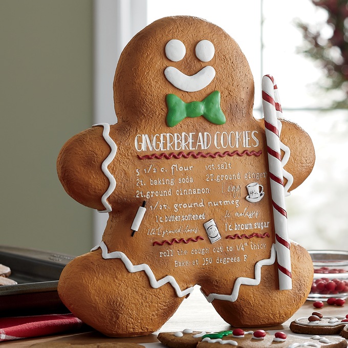 Gingerbread Recipe On Gingerbread Man, , large