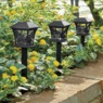 Set of 3 Solar Butterfly Stakes, , large