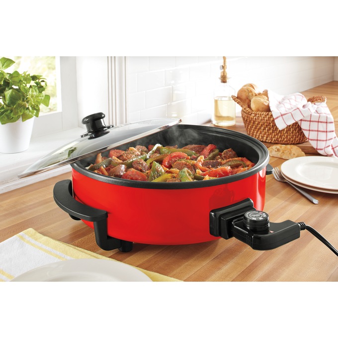 Ginny&#39;s 14" Family Skillet, Delicious Red, large