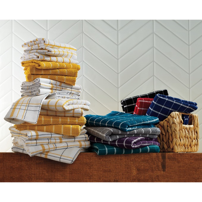 Color Connection 20-Piece Kitchen Towel Set, , large