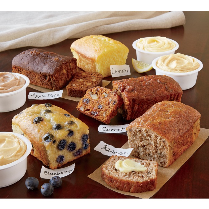 Fruit & Nut Breads and Crèmes Gift Assortment - Delivery Included, , large