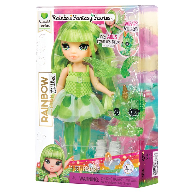 Rainbow High Littles Fantasy Doll, Green, large