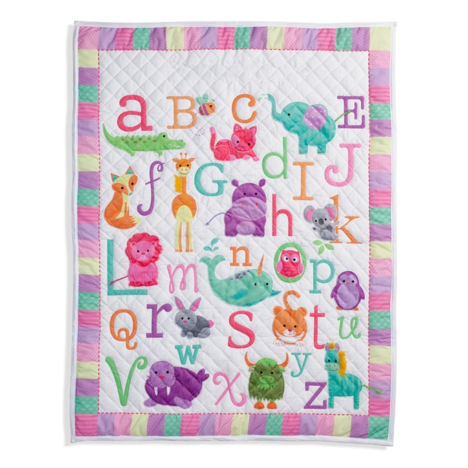Personalized ABC Quilt, , large
