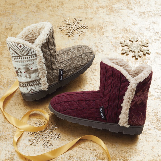 MUK LUKS Cheyenne Slipper Bootie, , large