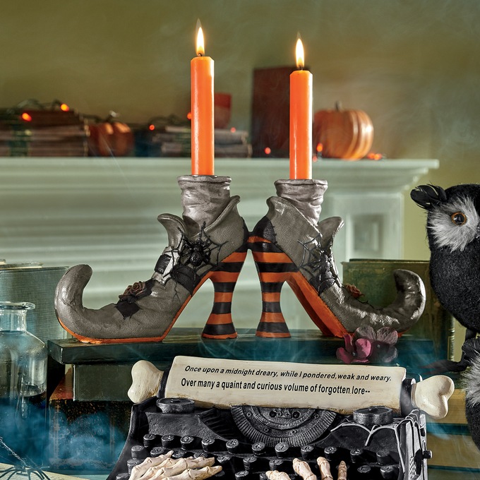 Witch Shoes Candleholder, , large