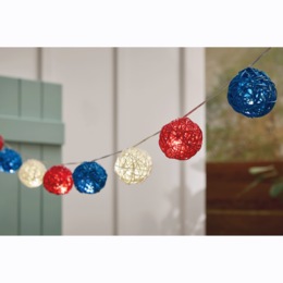 Americana Solar String Lights, , large