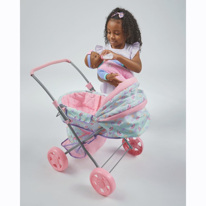 Doll with Pram Set, , large