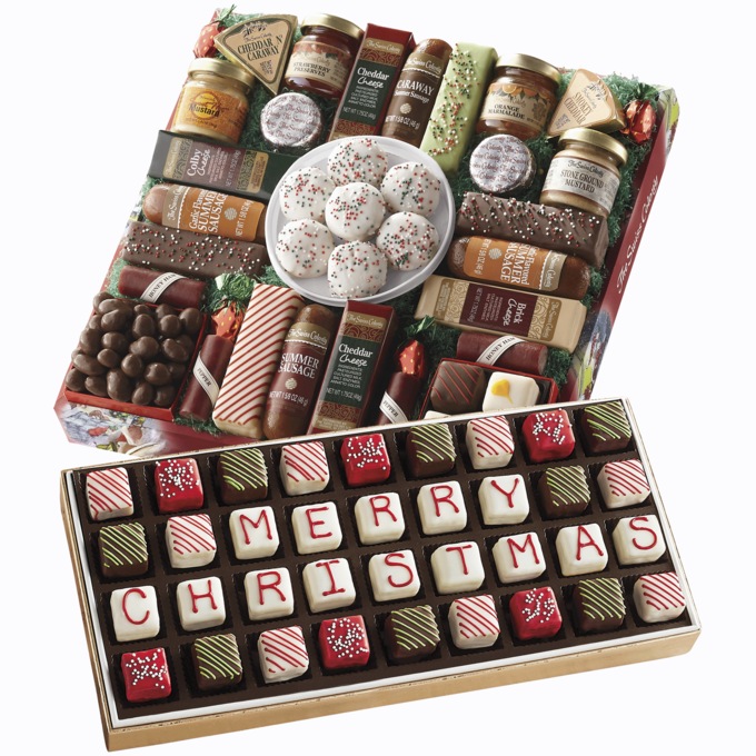 27 Favorites & 36 Merry Christmas Petits Fours Food Gift Bundle by The Swiss Colony, , large
