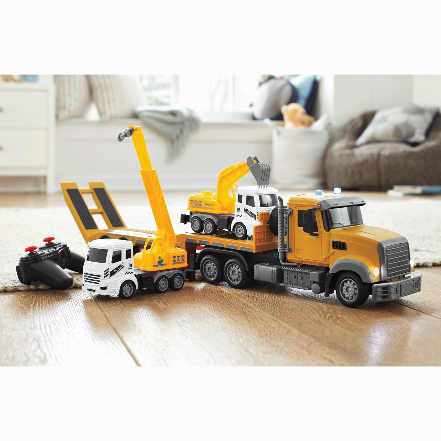 RC Construction Semi Trailer Vehicles Swiss Colony