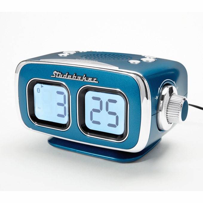Studebaker Retro Digital Clock with Bluetooth, , large
