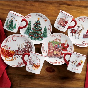 Night Before Christmas Set of 4 Mugs, , large