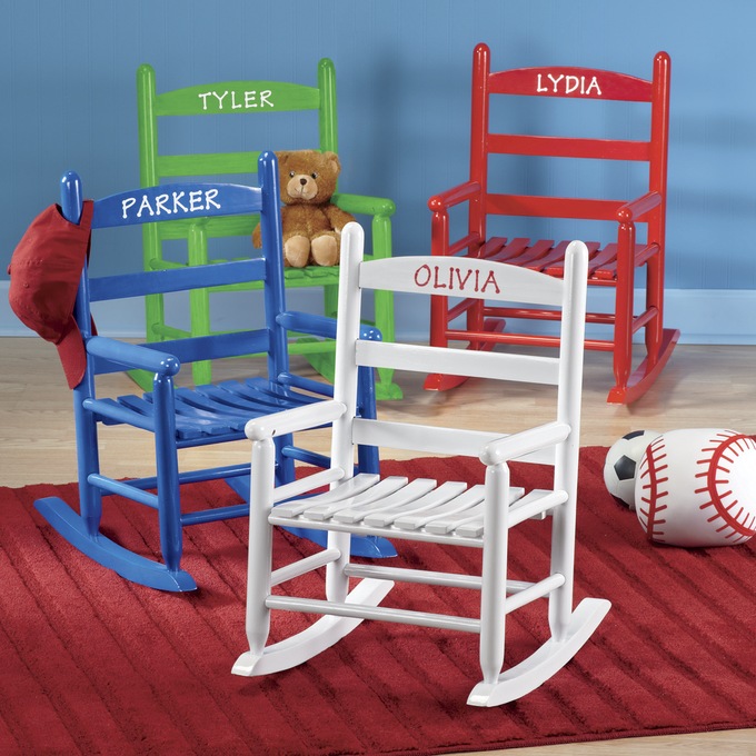Personalized Child's Rocking Chair Swiss Colony