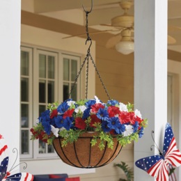 Americana Hanging Basket, , large
