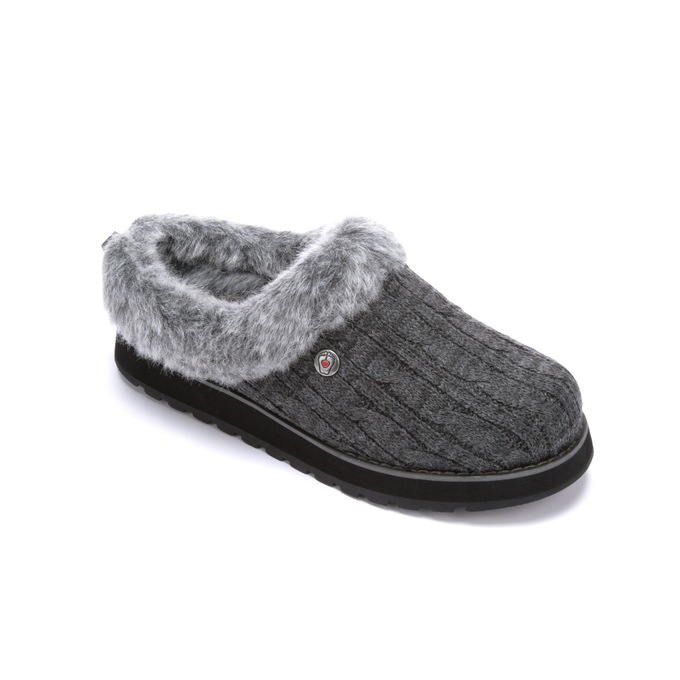 Skechers Women's Ice Angel Mule by BOBS, Charcoal, large