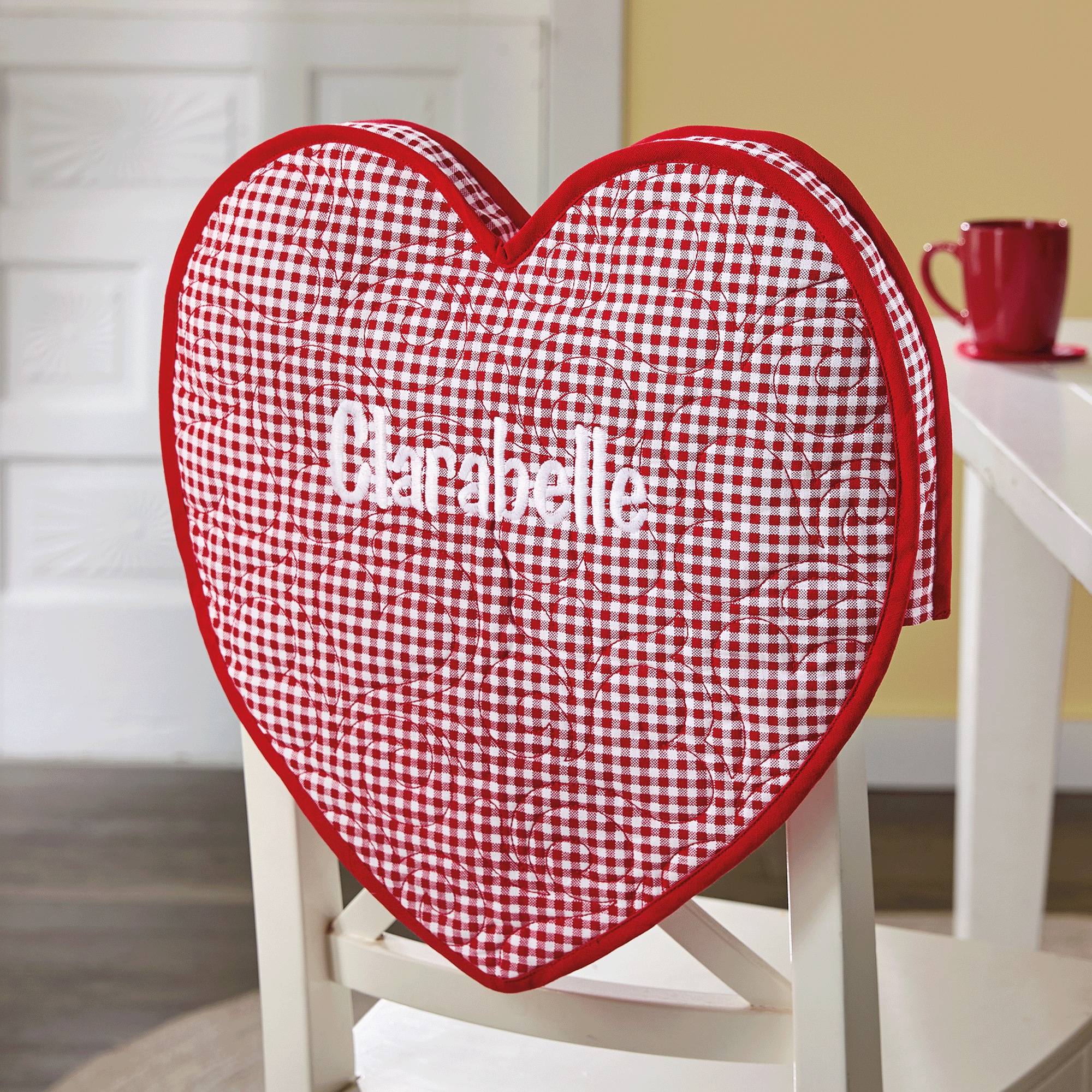 Valentine Heart Chair Cover, , large