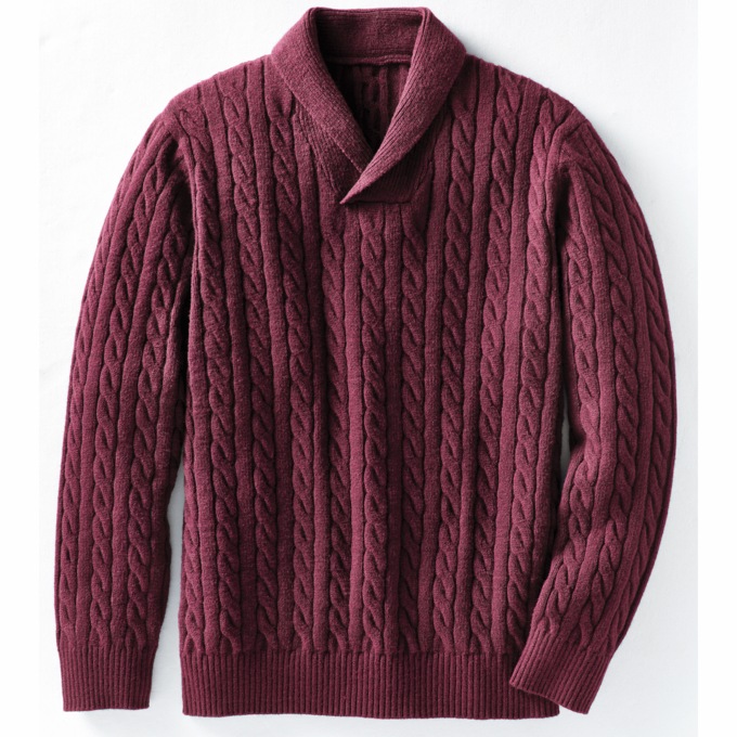 Shawl Collar Sweater, , large