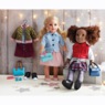 18" Style Girls Doll with Set of 3 Outfits, , large