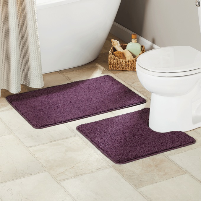 Color Connection 2-Piece Bath Mat Set, , large