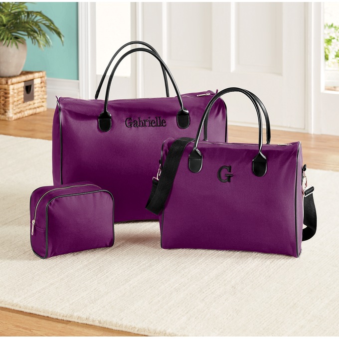 Personalized 3-Piece Weekender Set, , large