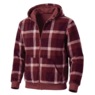 Men's Fleece Reversible Hoodie with Front Zipper and Kangaroo Pocket, , large