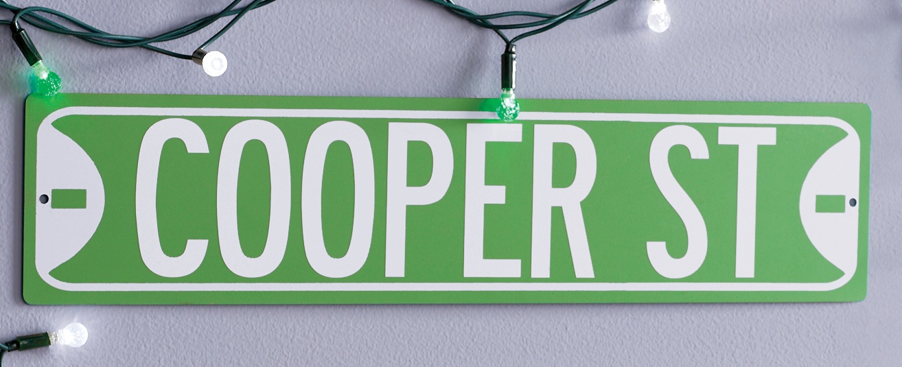 Personalized Street Sign, Green, large