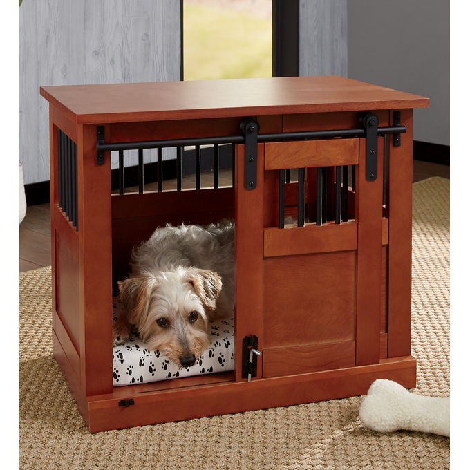 Barn Door Large Pet Crate, , large