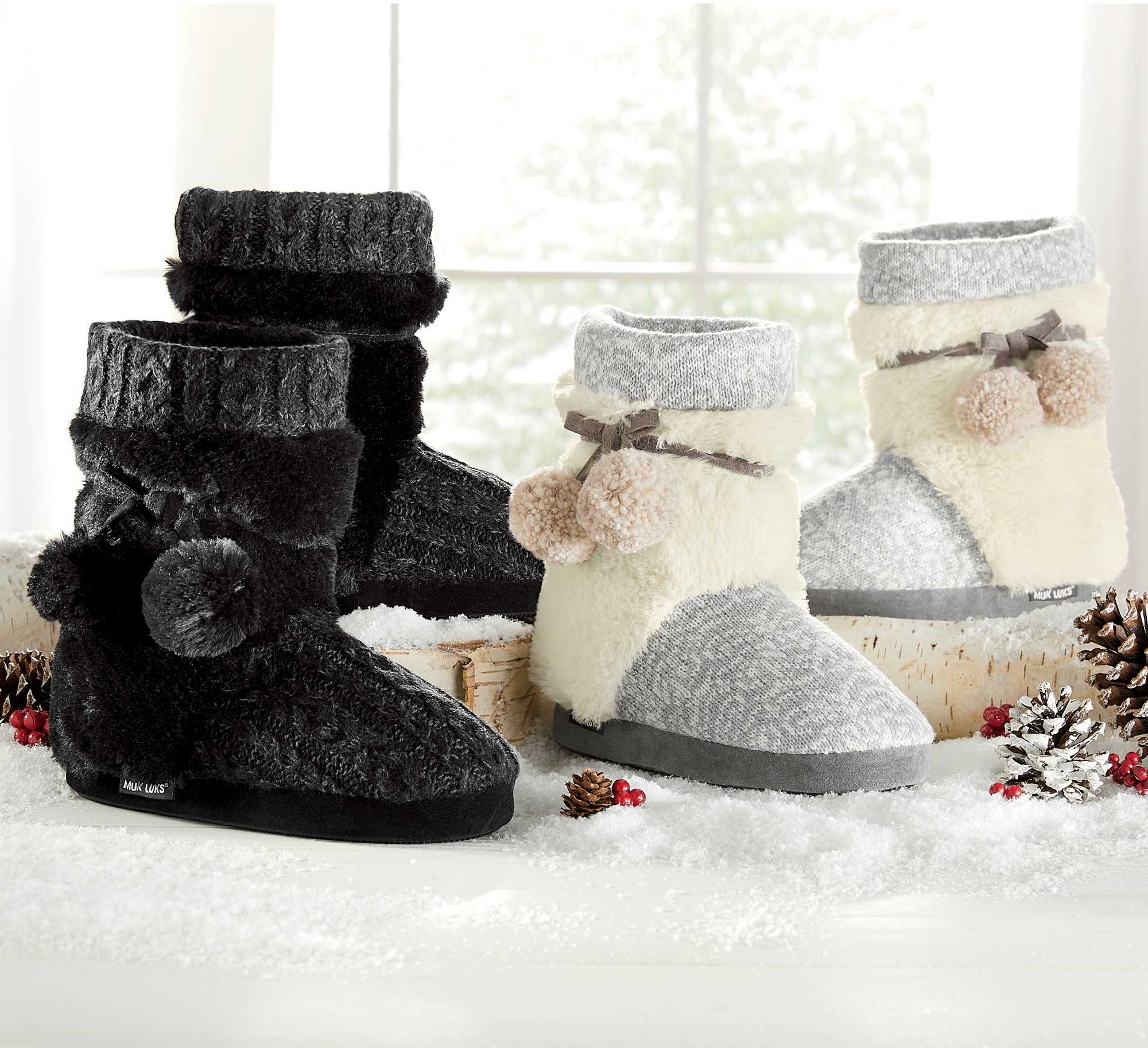 MUK LUKS Women's Delanie Slipper Boot 