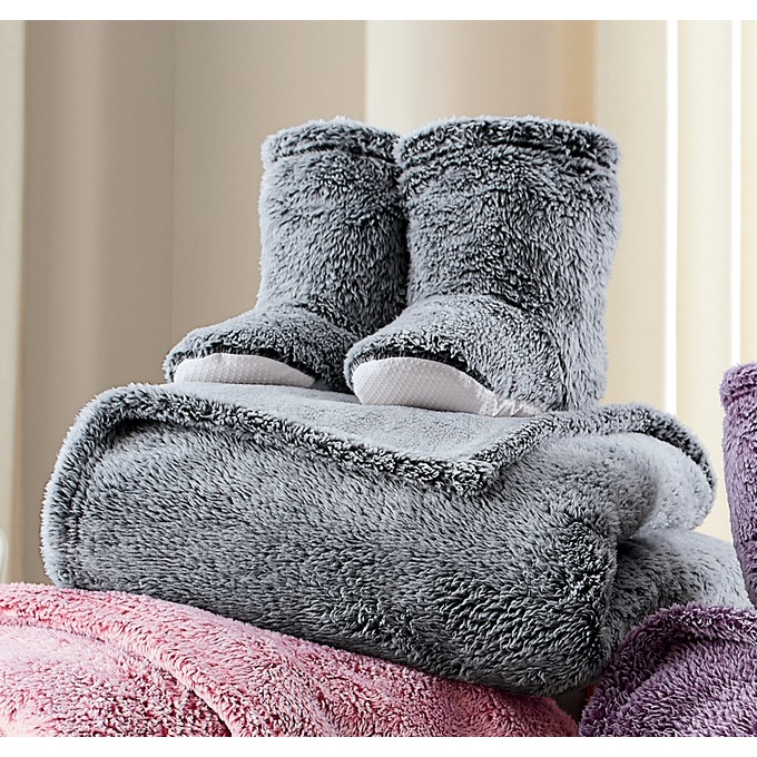 Ultraplush Throw & Bootie Set Swiss Colony